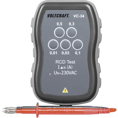 VOLTCRAFT VC-34 FI-Schnelltester CAT III 250 V