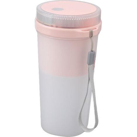 Blender portable 300ml rechargeable USB, 6 lames mini mixeur à fruits, gobelet extracteur de jus sans fil, batterie intégrée, chargeur inclus (1/5)