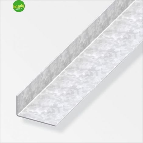 Profilo angolare Alfer Aluminium acciaio laminato 23,5x43,5mm lungh. 2m