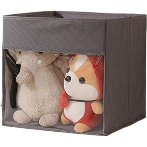 Coffres Rangeurs Cubes,Bac Pliable en Tissu Non-Tissé - Boîte Économiseuse d'Espace, Cube Multifonction en Tissu Non Tissé pour Cellier, Salon, Placard et Armoire (1/5)