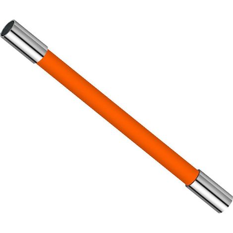 Farfi Verstellbare Wasserhahnverlängerung, 360° drehbar, vielseitig einsetzbares Zubehör, Verlängerungsrohr für Küchenarmaturen-20cm-Orange
