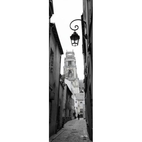 Tableau sur toile cathédrale Saint Croix 30x97 cm - Impression sur Toile Murale Décorative - Image imprimée en HD sur Toile - Toile sur Châssis en Bois FSC - Fabriqué en France (1/4)