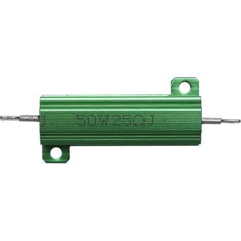 Boîtier Aluminium Résistance 50W 25 Ohm à Fixer au Chassis Vert (1/5)