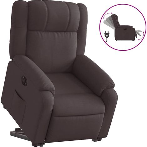 Maison Exclusive - Relaxsessel mit Aufstehhilfe Elektrisch Dunkel (1/5)