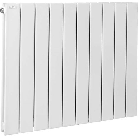 Acova – Radiateur eau chaude en acier horizontal double 1077W – Traitement anticorrosion – Pression 4 bars – Température max 110°C – SHXD060104