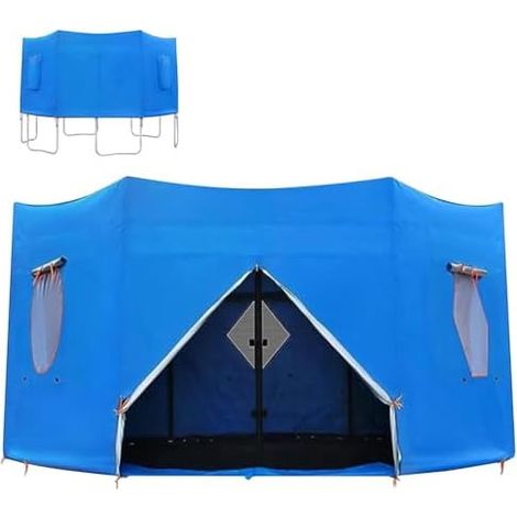 Auvent De Trampoline, Tente Pour Couverture Pare-Soleil Supérieure Ronde Trampoline Protection Solaire Trampolines 6 pieds - (1/5)