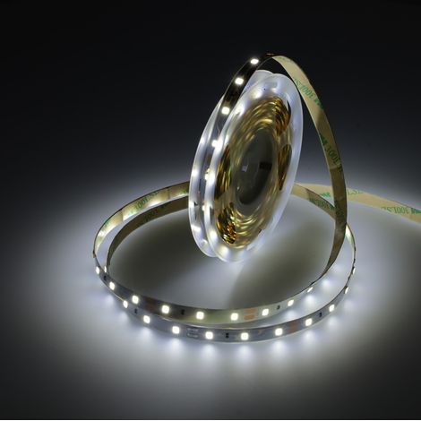 Jandei - Tiras LED 12V Blanco frio 300 LED Bobina 5 Metros IP20 Interior SMD2835 Base Adhesiva De (1/5)