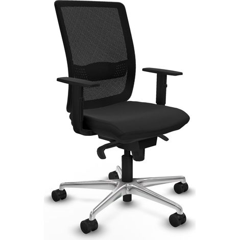 Silla piqueras y crespo Haches negro espuma alta densidad (1/2)