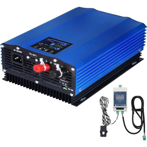 Mise à niveau : port d'alimentation 1000 W, onduleur, limiteur de puissance, écran LCD DC26-45 V, entrée solaire, AC230 V, sortie sinusoïdale pure pour panneau solaire 24 V 36 V, batterie 24 (1/5)