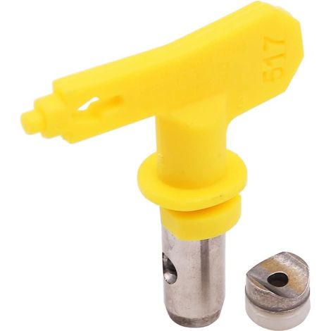 Jaune Universel Réversible Acier au Tungstène Couleur Application Pulvérisateurs de Peinture Airless Peinture Pointe de Pulvérisation Buse Accessoires - 517 (1/5)