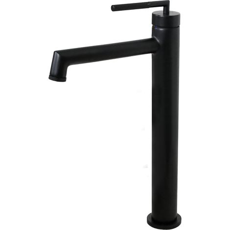 Essebagno Mitigeur lavabo haut Portofino noir mat