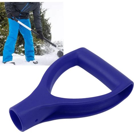 Poignée de Manche pour Pelle en Plastique, Intérieur 3,2 cm Bleu Foncé - KZQ (1/5)