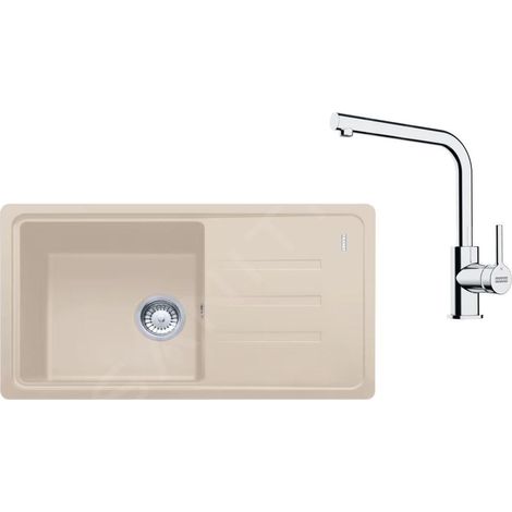 Franke Colonnes - Set de cuisine G268SA, évier en fragranit BSG 611-78/39 + robinet FC 3230.031, sahara/chrome 114.0700.760 (1/4)