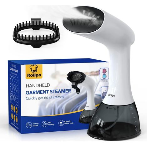Dampfglätter, Handdampfglätter für Kleidung, 30 g/min starker Dampf, 400 ml Wassertank, 2,1 m Kabel, tragbarer Dampfglätter für Zuhause, Reisen und Büro (1/5)