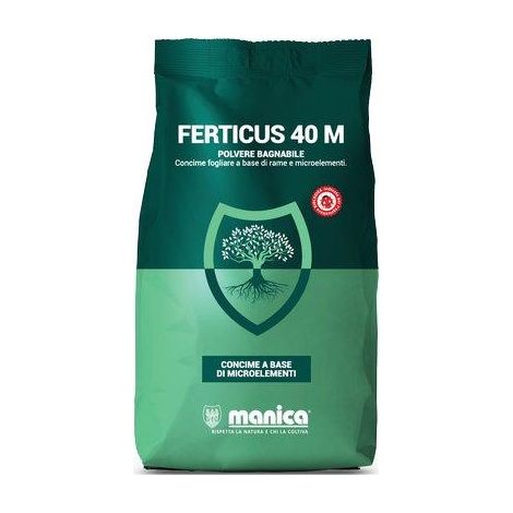 CONCIME POLVERE FERTICUS 40 M MANICA - CF=KG 1- 20 confezioni