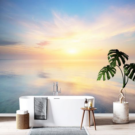 Papier peint panoramique - Couché de soleil - 130 cm x 87 cm (1/4)