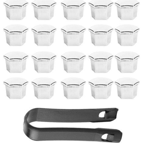 Juego de 20 tapas para tuercas de rueda Ulisem para Peugeot 307 308 408 206 207 (1/4)