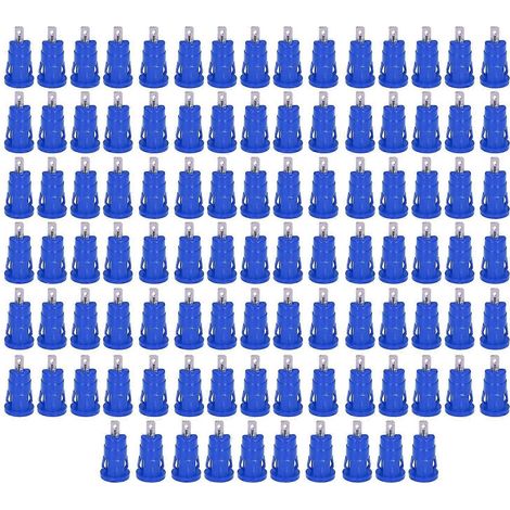 100 Stück Bananenstecker-Anschlussklemmen, 4 mm Sicherheitsringklemmen, vernickelte Kupferklemmen (1/4)