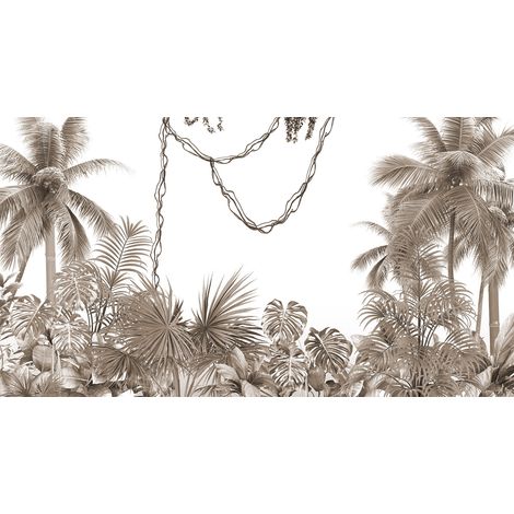 Papier peint panoramique - Forêt Tropicale - 130 cm x 71 cm (1/2)