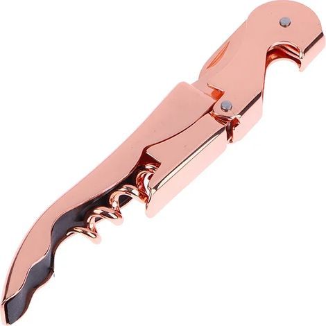 Professioneller Türöffner aus Edelstahl mit Doppelscharnier für Restaurants und Bars, Flaschenöffner für Wein und Bier, 25,4 cm (1/5)