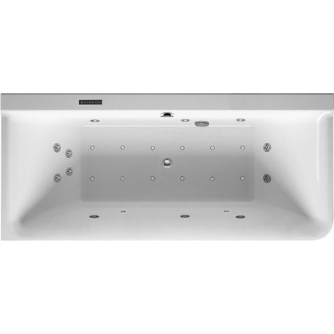 Vasca idromassaggio Duravit P3 Comforts Angolo sinistro 184 l 180x80 bianco, 2 schienali Combi-Syst L