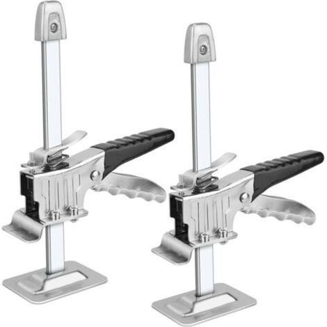 Outil de levage manuel pour bras de cric, lot de 2 outils de serrage de précision, cric multifonction pour portes, fenêtres et armoires (1/4)