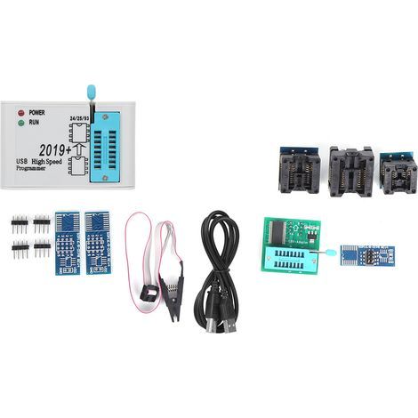 USB Programmer FLASH Programmer EZP2019 FLASH SPI Programmer Programmable Logic Circuits 12MBPS Programmer with USB 2.0 Communication Cable. (1/5)