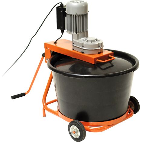 Zwangsmischer Betonmischer 55 Liter Wanne Zementmischer Mörtelmixer Farbmixer (1/5)