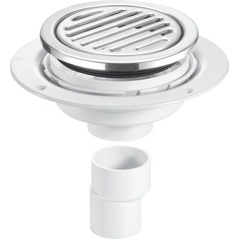 McAlpine USG2-R125SS Untrapped Gully with 2" Vertical Outlet with 2" x 1½" Reducer and Round Tile