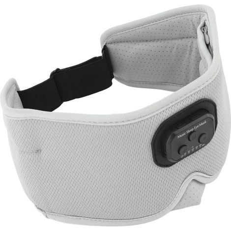 Kabellose 3D-Bluetooth-5.2-Schlafkopfhörer mit integrierter Schlafmaske, Musik und 20 weißen (grauen) Geräuschen für Seitenschläfer. (1/5)