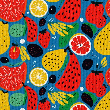 Tela decorativa para exteriores Oxford - Motivo frutal DX6721 (1/5)