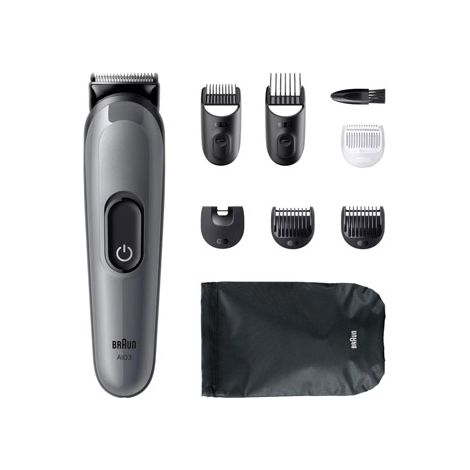 Braun MGK3540 cortapelos de barba gris 14 longitudes