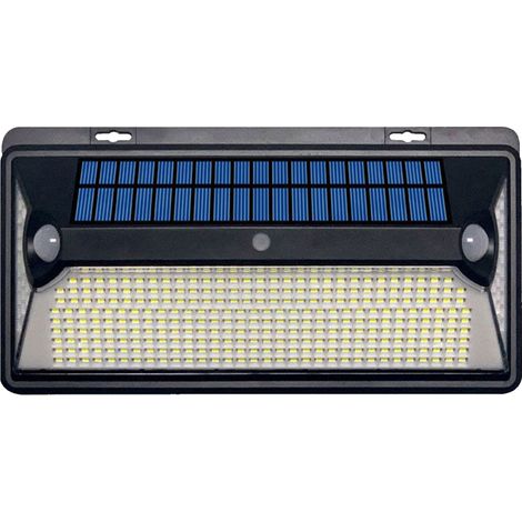 Applique solaire murale 360 LED étanche, détection mouvement 360°, allumage auto. (Extérieur) (1/5)