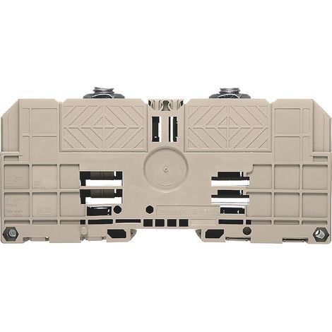 Bloc de jonction rail DIN Weidmuller WFF, 25  240mm², Boulon, Beige foncé ( Prix pour 1 )