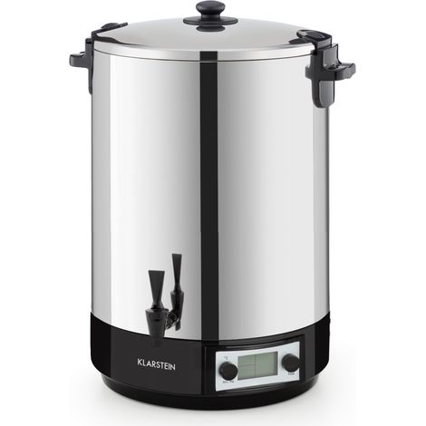Klarstein KonfiStar 40 Digital Olla pasteurizadora Dispensador de bebidas 40L 100°C 180min