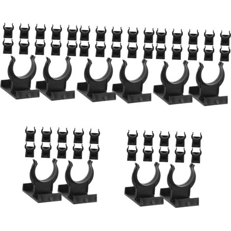 60 jeux de clips fixation en plastique pour plinthes cuisine (1/5)