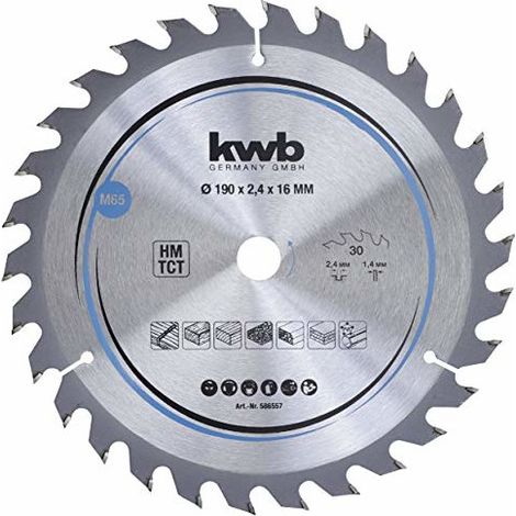 kwb 586557 lama circolare 1 pz