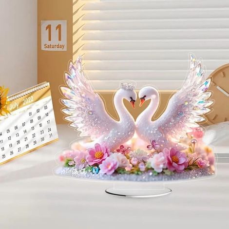 Support Décor Sur Pied - Ornement Romantique Pour Décoration De Saint-Valentin - Usage Intérieur Bureau Événement - 1 Pièce (1/5)