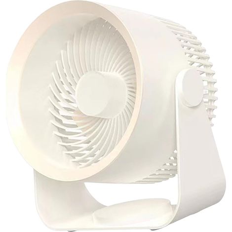 Ventilateur - 3 Vitesses - Silencieux - Pour Chambre Salle De Bain Grand Espace - Blanc - 1 Pièce (1/5)