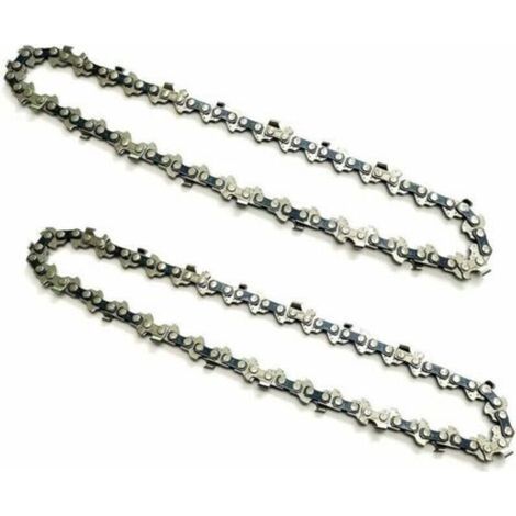2 Pièces 6 pouces chaînes de scie à chaîne pour mini tronçonneuse rechargeable à main chain,Pas de la chaîne1/4,Jauge de la chaîne 0.043/1.1mm,Maillons d'entraînement 37DL,Longueur de coupe utile15cm,