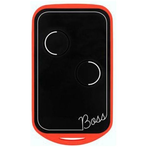Emetteur 2 canaux avec disposition pour le quartz auto-apprentissage automatisation de portail Nologo BOSS-QC2-R - Rouge
