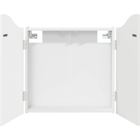 vidaXL Armario para dianas Blanco 56 x 12 x 63 cm Madera de ingeniería (1/2)