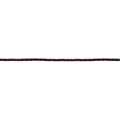 Treccia per veneziana in polipropilene Ø 3 mm. marrone 250 mt.