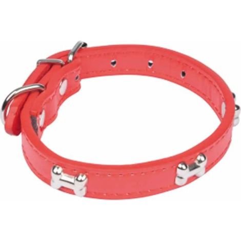 Collier pour chien rouge 35 cm M