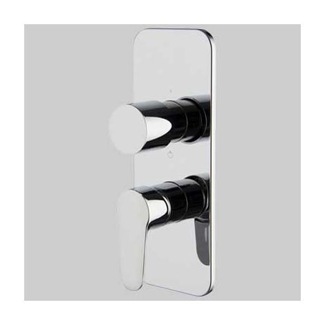 Rubinetto Miscelatore Doccia Incasso con Deviatore 23 Uscite Serie 22 Cromo