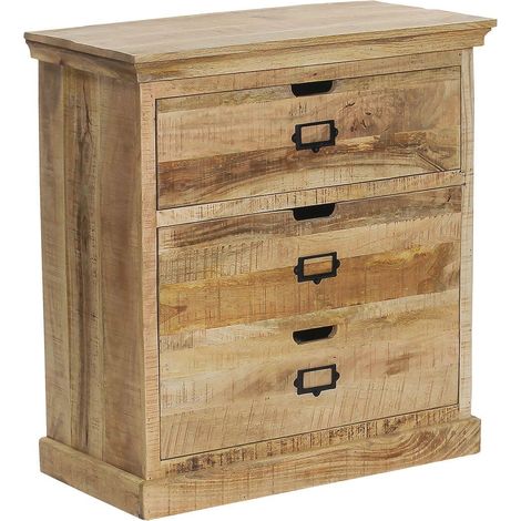 VALMON - Meuble Rangement Bar 2 Tiroirs avec Compartiment Range-Bouteilles (1/4)