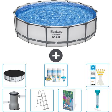 Bestway Piscina Bestway Steel Pro MAX Rotonda - 457x122 cm - 8-pezzi  S574 (1/4)