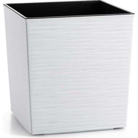 Maceta Flore Riflo blanca h25x25 cm (1/5)