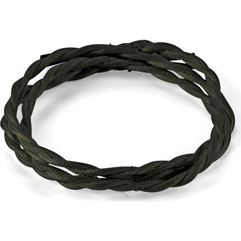 Cavo Tessuto Intrecciato Nero 10M