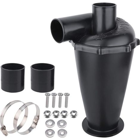 Séparateur cyclonique, dépoussiéreur, filtre de séparation pour aspirateurs, élément séparateur cyclonique (noir) (1/5)